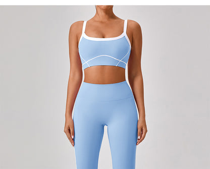 Summer High Waist Tight Nude Feel Hip Lifting Yoga Bell Bottom Pants Women Dance Fitness Outdoor Sports Split Trousers - Iyanka