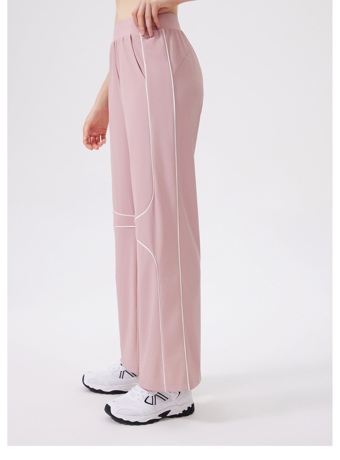 Quick Drying Sports Cool Pants Women Running Loose Fitted Figure Flattering Yoga Sun Protection High Waist Fitness Pants Outdoor - Iyanka