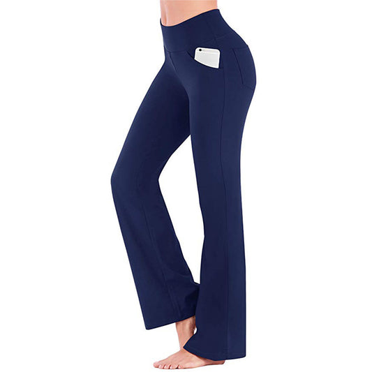Wide Leg Pants High Waist Casual Girls Yoga Pants Plus Size - Iyanka