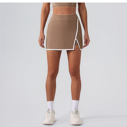 High Waist Yoga Skirts Breathable Mini Culottes Running Fitness Tennis Anti Exposure Sports Tennis Skirt - Iyanka