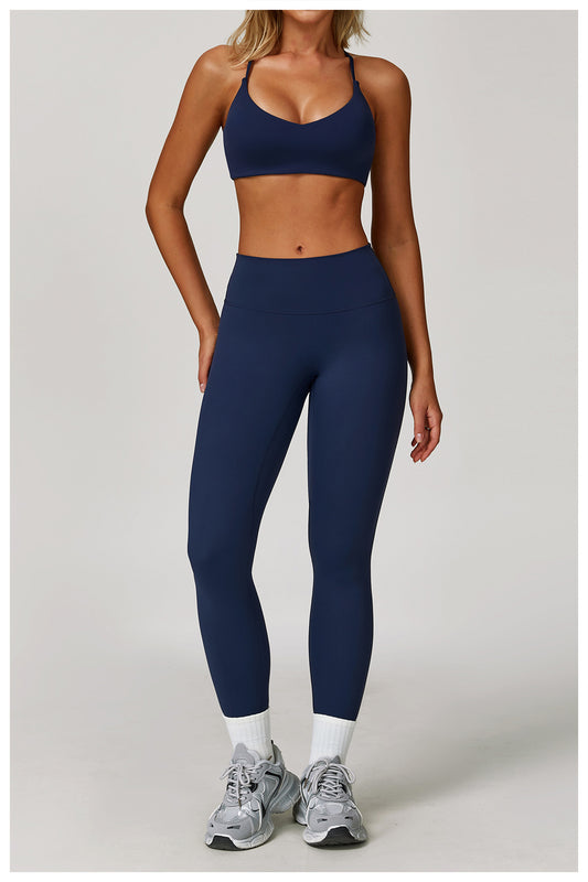 Brushed Yoga Bra Women Tight Beauty Back Fitness Yoga Clothes Running Exercise Sports Underwear - Iyanka