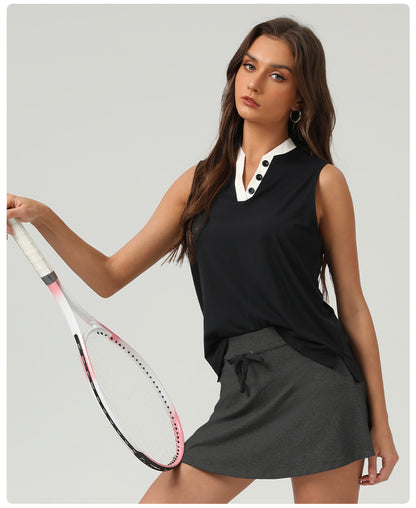 Summer Casual Fitness Suit Breathable Cool Feeling Badminton Clothes Outfit Running Fitness Tennis Set for Women - Iyanka