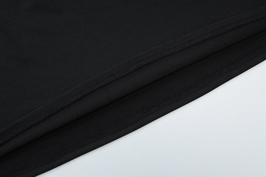 Summer Metal Decoration Stitching Hollow Out Cutout out Dress Sexy Slim Tube Top Dress Women