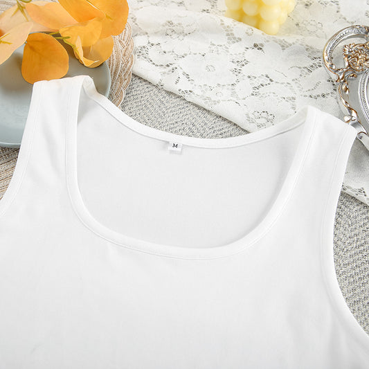 Spring Summer Home Wear Sleeveless Vest Pants Two Piece Set Knitted Emerized Pajamas for Women - Iyanka