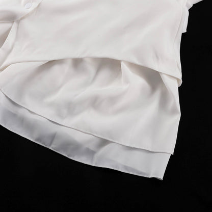 French Square Collar Graceful Puff Sleeve Fitted Waist Pleated Short Dress Women Faux Two Piece A line Dress