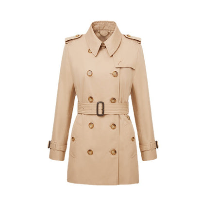 Element Trench Coat for Women Mid Length Fried Street Small British Spring Autumn Coat Women - Iyanka