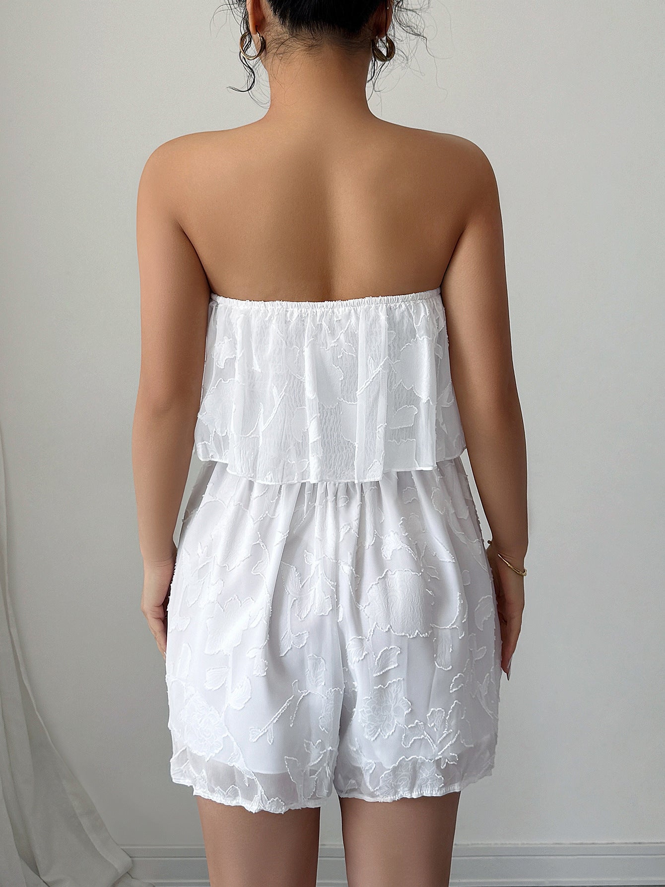 Elegant Wendy Life Slow Tube Top Jumpsuit Women Clothing Spring Summer - Iyanka