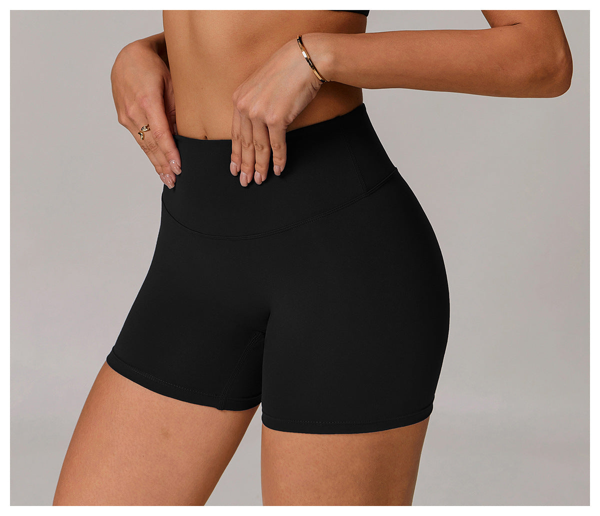 High Waist Hip Lift Yoga Shorts Outer Wear Tight Belly Trimming Slimming Running Exercise Shorts Women - Iyanka