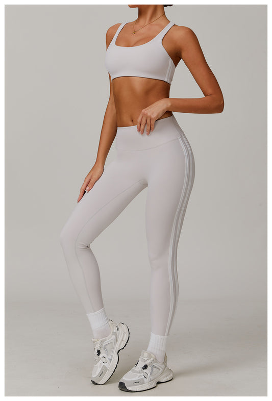 Nude Feel Yoga Trousers Slimming Quick Drying Cycling Fitness Pants Running Sports Tight Trousers Women - Iyanka