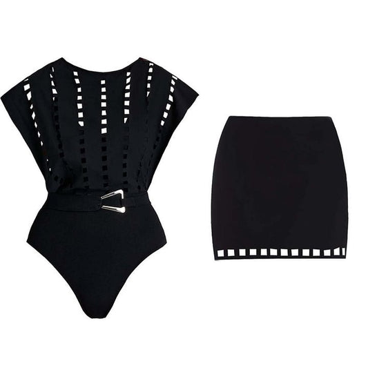 Batwing Sleeve Suit