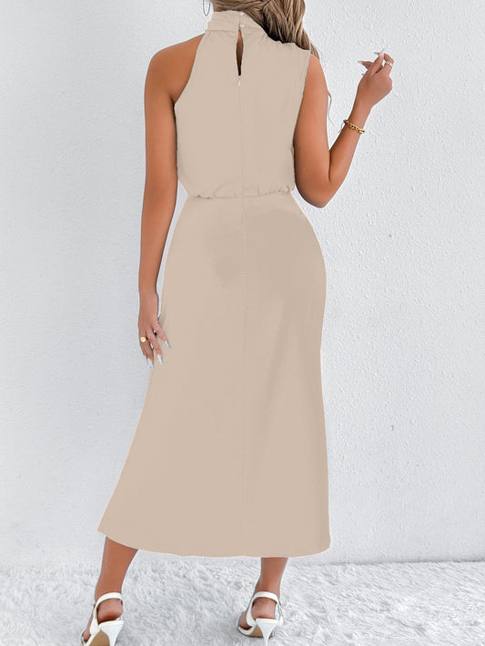 Women Clothing Summer Satin Dress Women High Grade Satin Maxi Dress - Iyanka