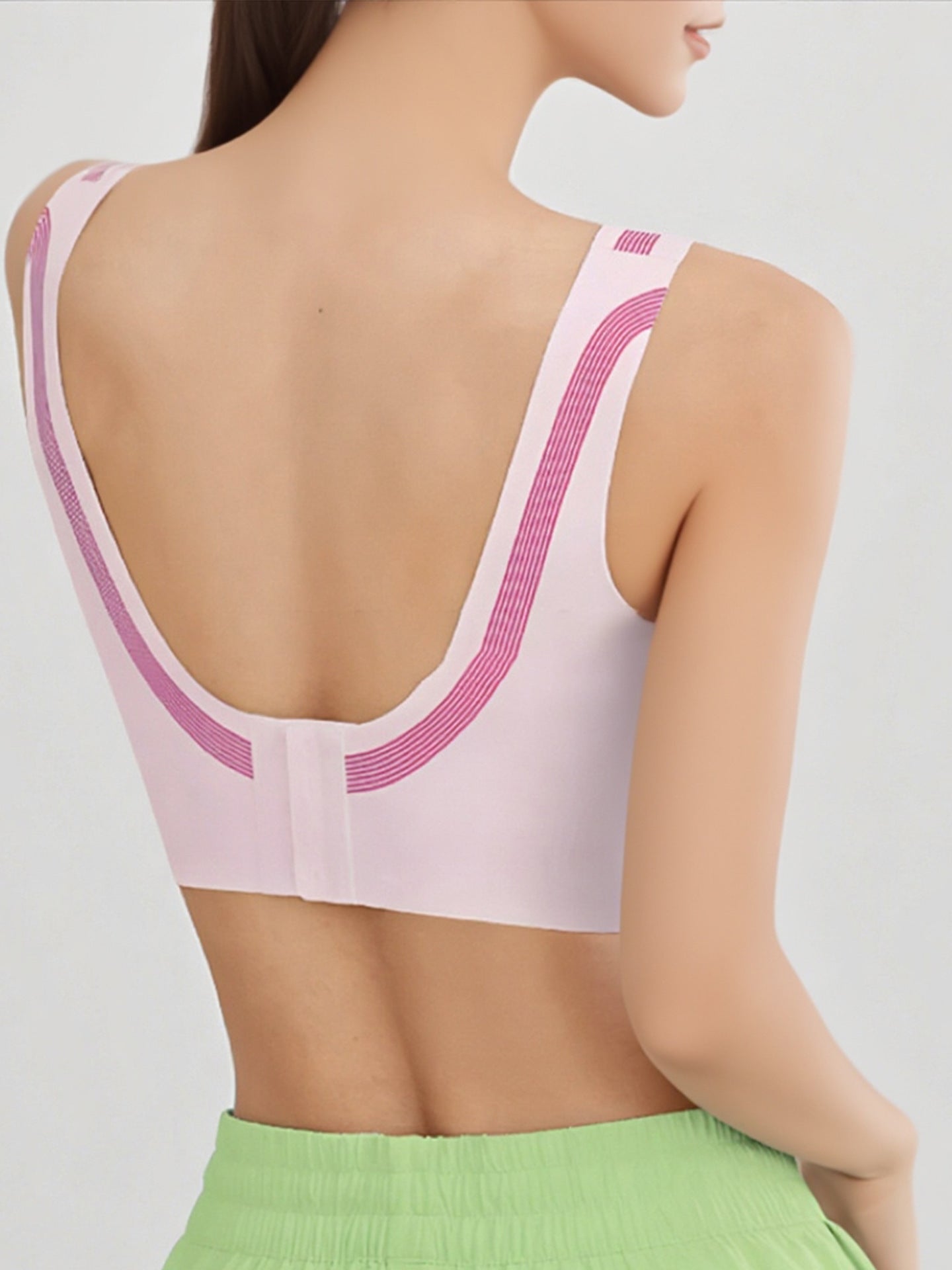 Workout Exercise Underwear One Piece Fit Liquid Glue High Strength Shockproof Running Yoga Bra Workout Clothes - Iyanka