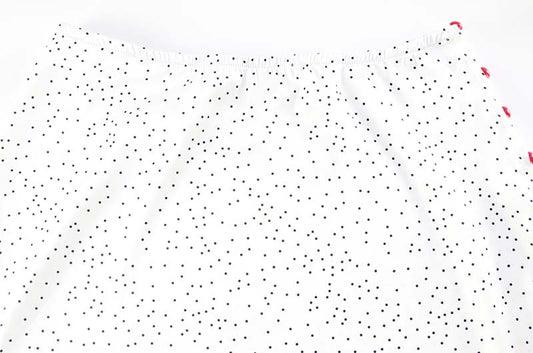 Elegant High Grade Polka Dot Satin Fishtail Skirt Skirt V neck Short Top Sexy Two Piece Sets - Iyanka