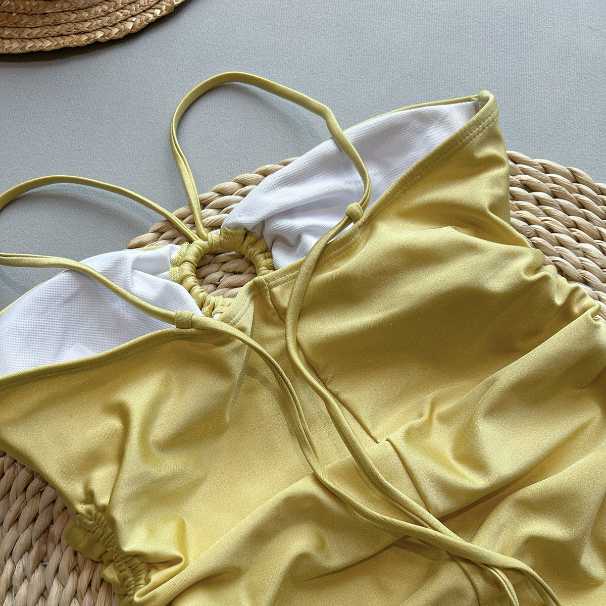 One Piece Swimsuit Women Sexy Bikini Ladies Hollow Out Cutout Swimwear Bikini - Iyanka