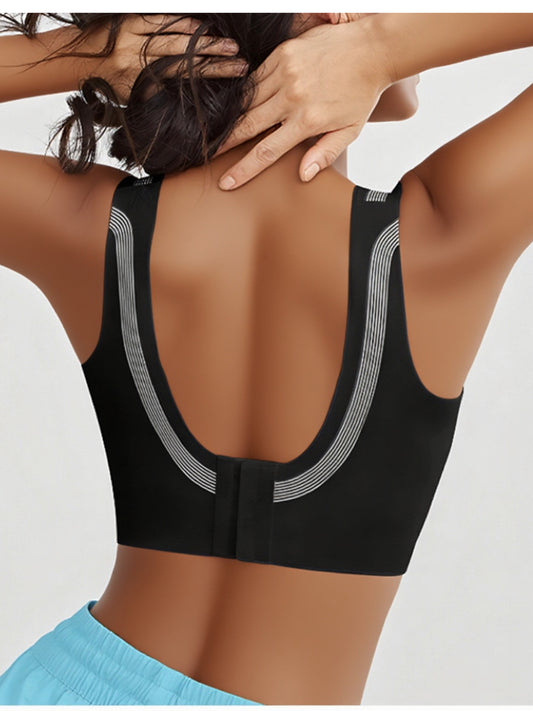 Workout Exercise Underwear One Piece Fit Liquid Glue High Strength Shockproof Running Yoga Bra Workout Clothes - Iyanka