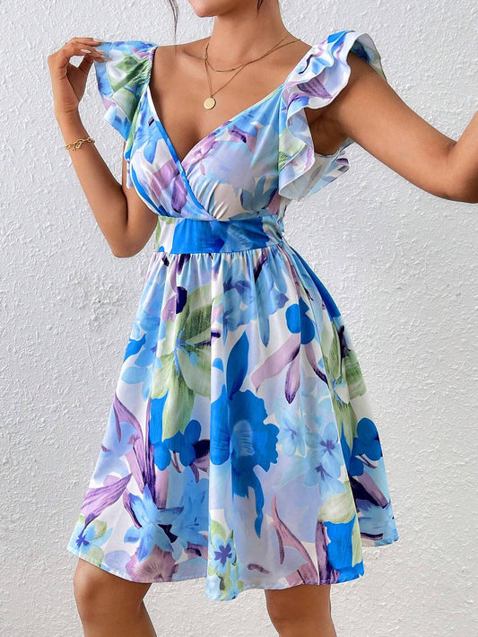 Gather Thin Cover Your Belly Beach Vacation Women Summer Dress Sexy Adult Lady like Woman Lightly Mature Texture High Grade