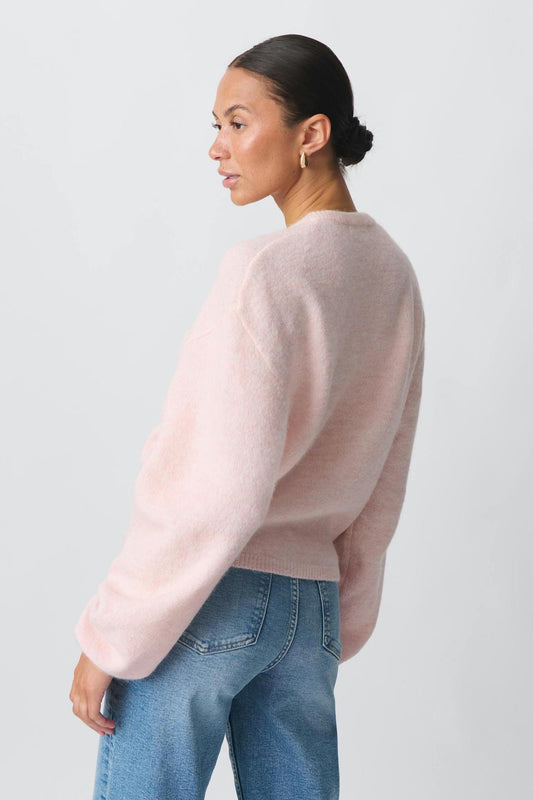 Soft Glutinous Lazy All Floral Velvet Shell Button Cardigan | Knitted round Neck Everyday - Iyanka
