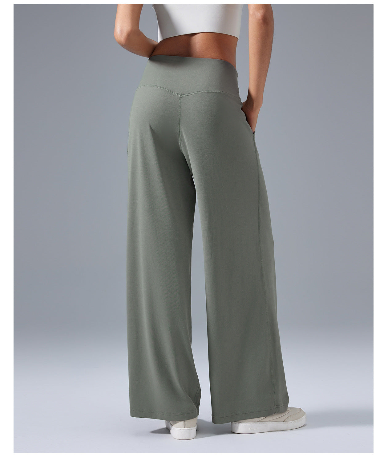 Casual Loose All Match Wide Leg Pants High Waist Running Yoga Pants Quick Drying Breathable Exercise Workout Pants Women - Iyanka