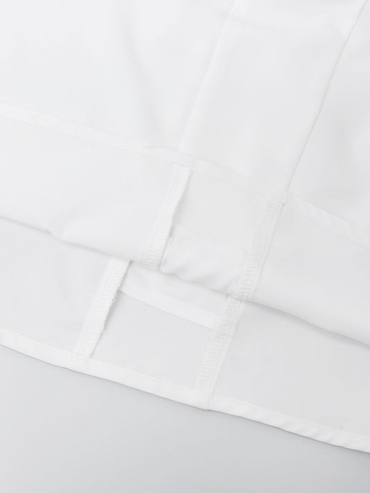 Summer Clothes Women Sexy V neck Strap Dress Long Women Clothing Fitted Waist Backless White Dress - Iyanka