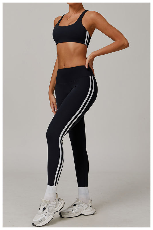 Nude Feel Yoga Trousers Slimming Quick Drying Cycling Fitness Pants Running Sports Tight Trousers Women - Iyanka