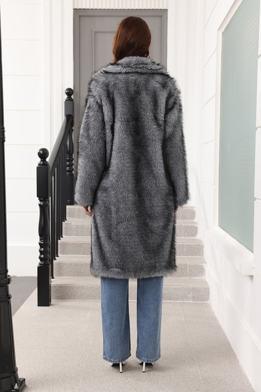 Long Women Clothing Faux Fur Coat Thickened Young Fur Coat Fashionable Jacket - Iyanka