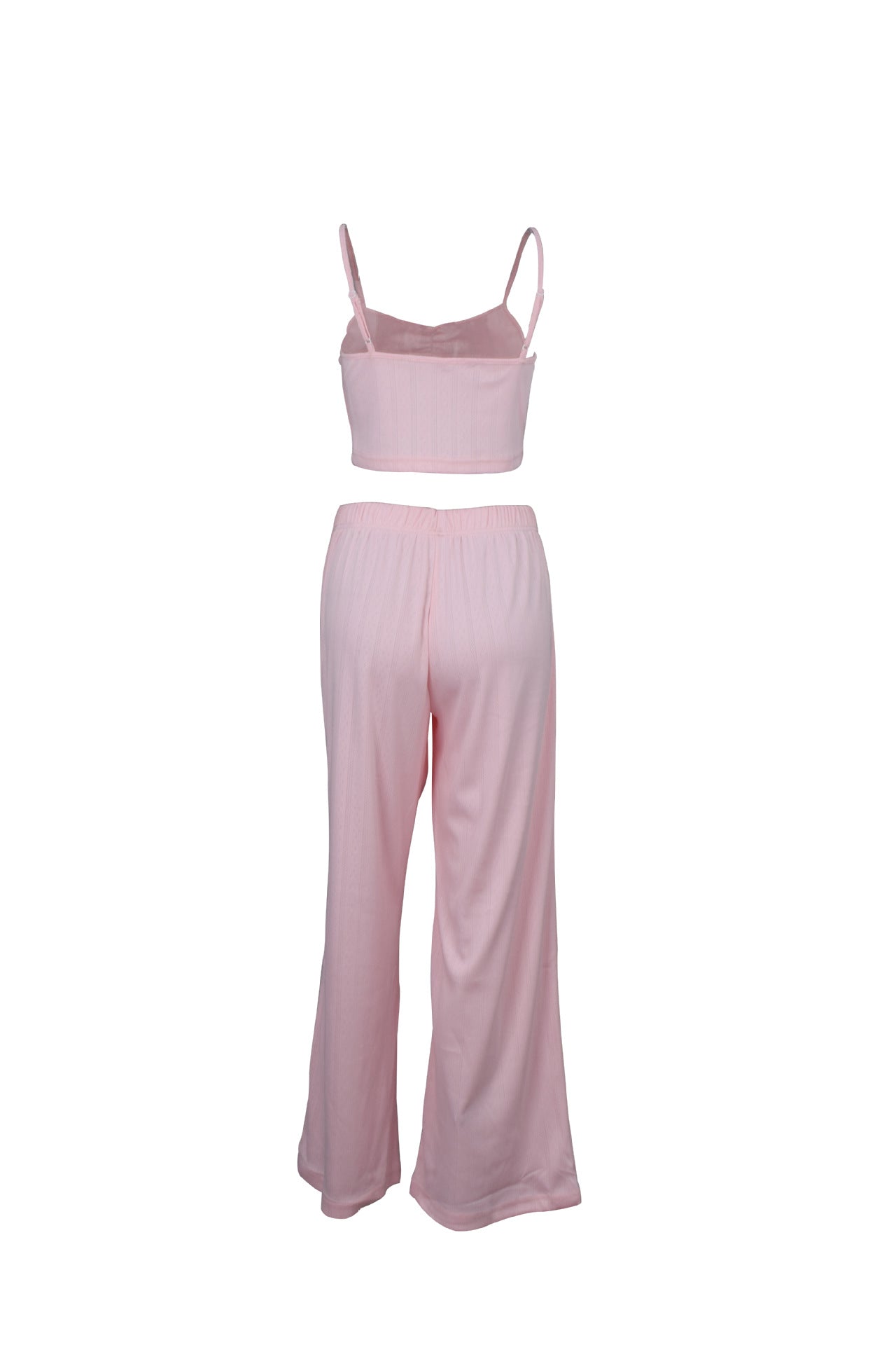 Summer Casual Trousers Suspenders Vest Two Piece Set Women Pajamas Casual Wear - Iyanka