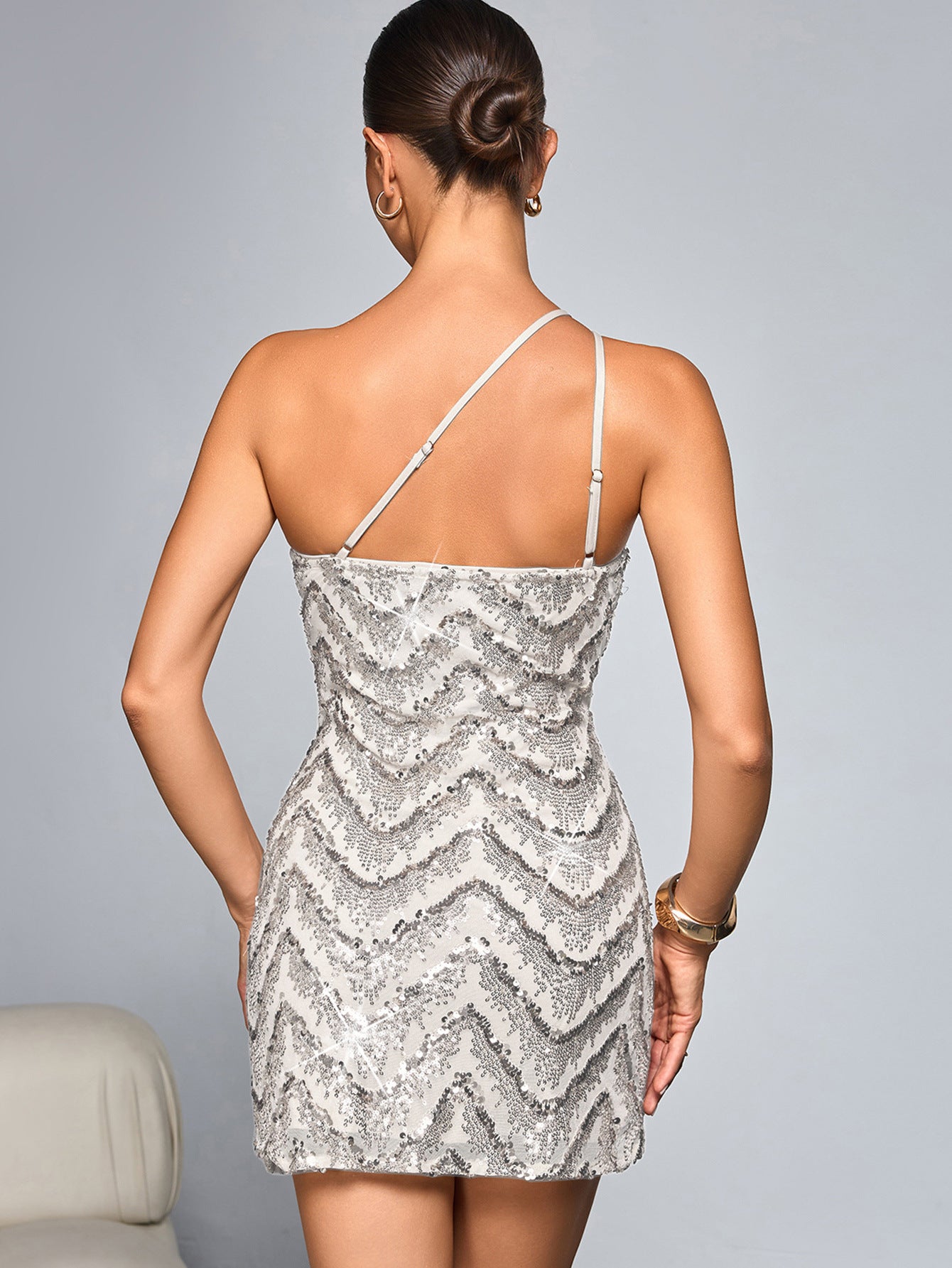 Sexy Sequin Sling Dress Short Dress Women Clothing Party Dress - Iyanka