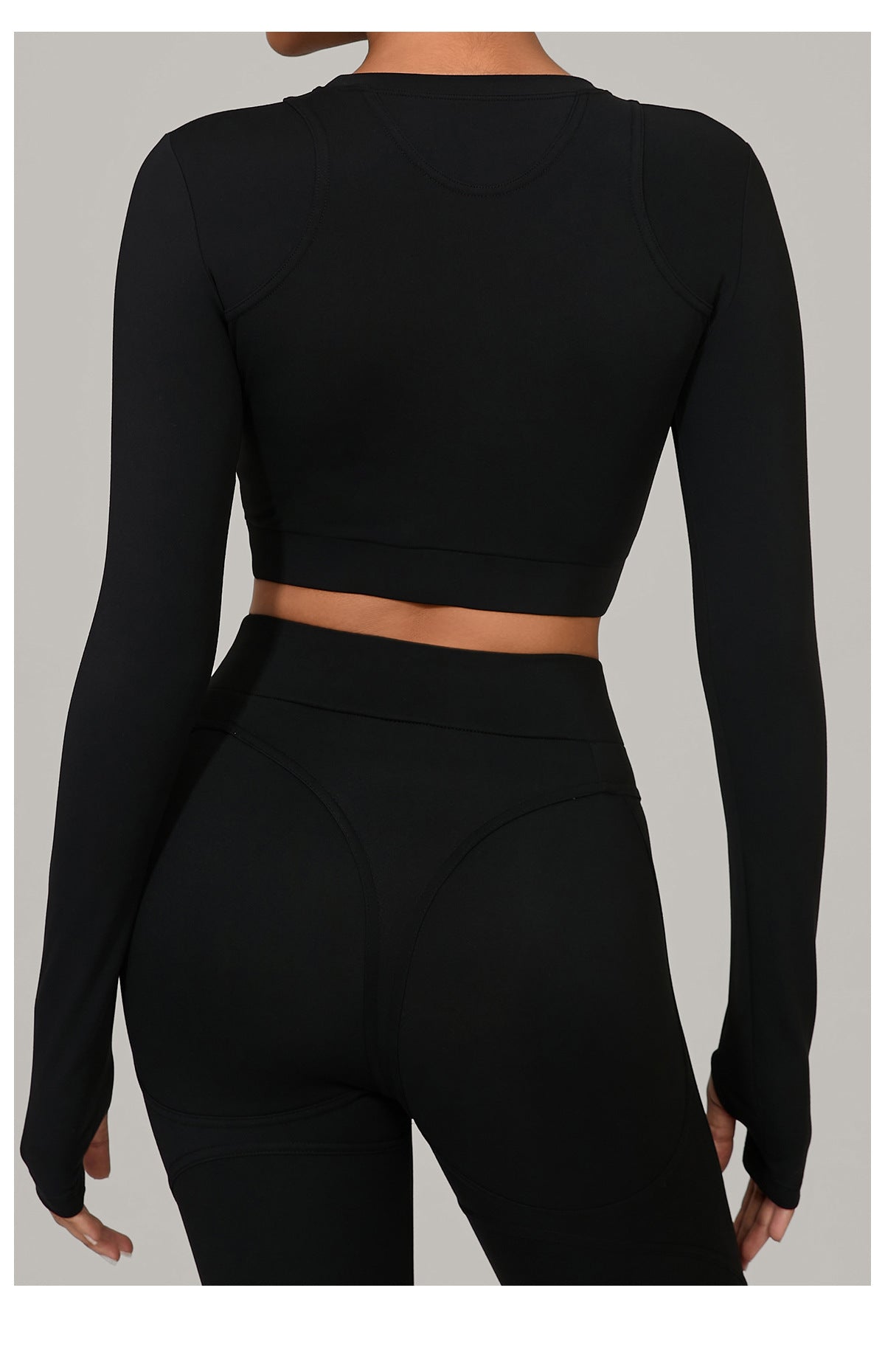 Autumn Sand Brushed Long Sleeve Yoga Clothes High Strength Workout Clothes Pilates Running Sport Long Sleeve Top - Iyanka