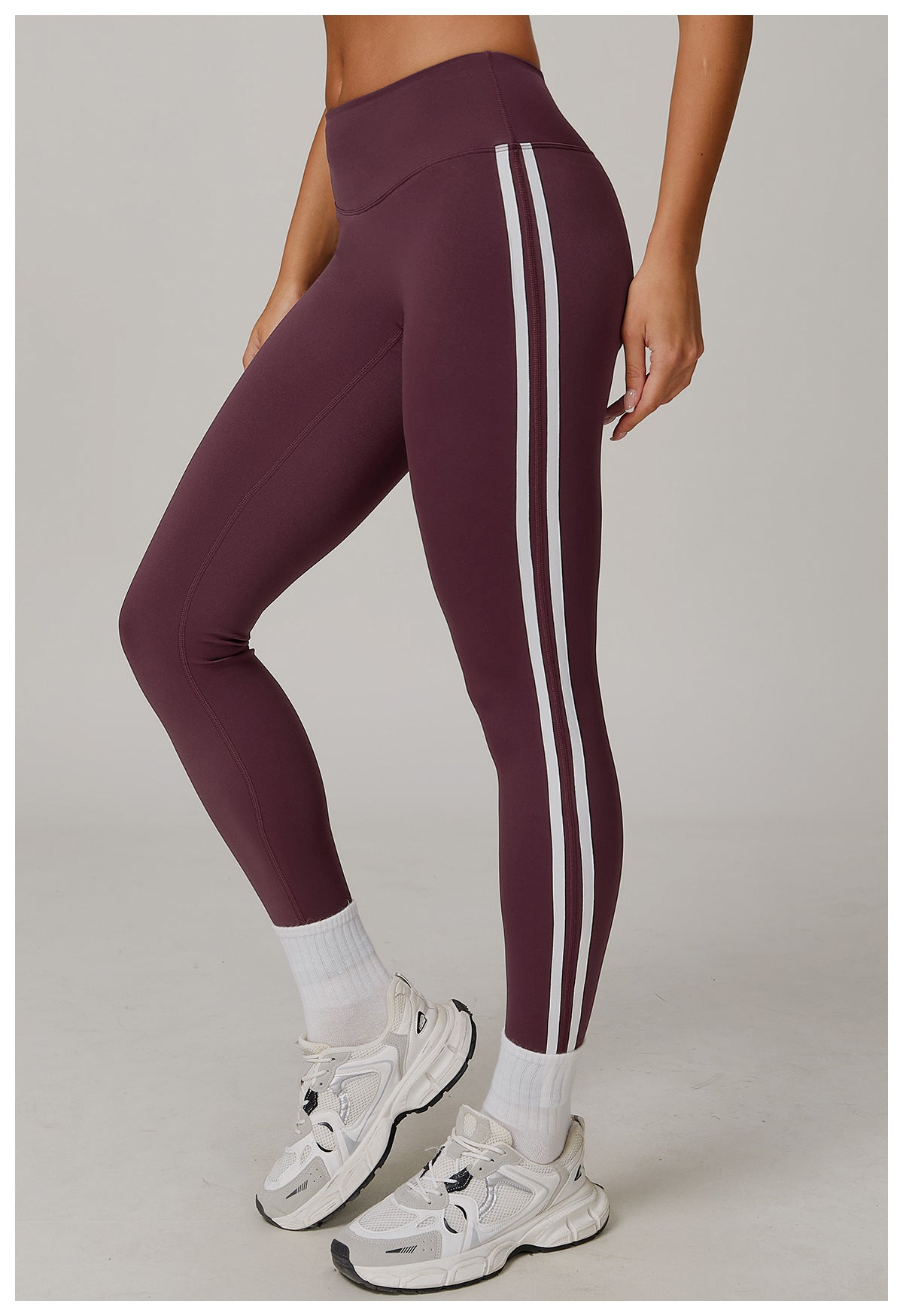 Nude Feel Yoga Trousers Slimming Quick Drying Cycling Fitness Pants Running Sports Tight Trousers Women - Iyanka