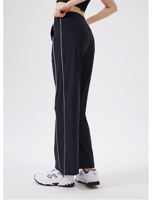 Quick Drying Sports Cool Pants Women Running Loose Fitted Figure Flattering Yoga Sun Protection High Waist Fitness Pants Outdoor - Iyanka