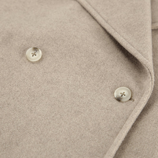 Autumn Winter Woolen Collared Loose Casual Jacket Coat Women Clothing - Iyanka