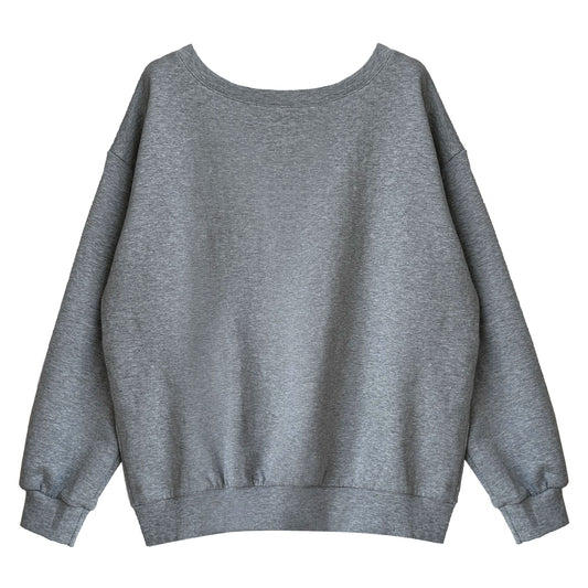 Loose off Shoulder Sweater Women Spring Loose Lazy off Shoulder off Shoulder Top - Iyanka