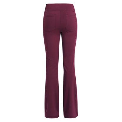 Wide Leg Pants High Waist Casual Girls Yoga Pants Plus Size - Iyanka