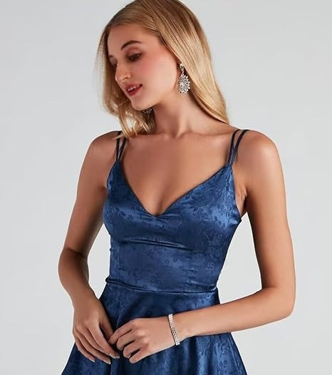 Dress Summer Sexy V neck Strap Backless Evening Dress