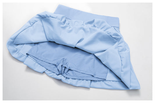 Quick Drying Tennis Skirt Anti Exposure Bottom Breathable Pocket Pettiskirt Running Sports Skirt - Iyanka