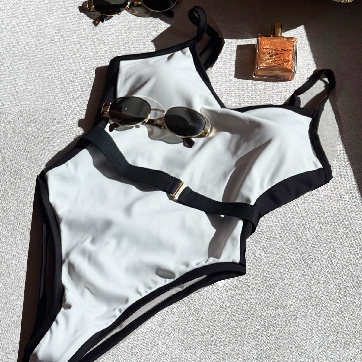One Piece Swimsuit for Women Bikini Lady Sexy Stitching Swimwear Bikini Women - Iyanka