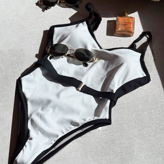 One Piece Swimsuit for Women Bikini Lady Sexy Stitching Swimwear Bikini Women - Iyanka