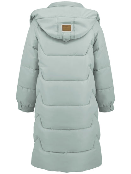 Women Clothing Autumn Winter Cotton Clothing Coat Thickened Long Sleeve Warm Hat Cotton Coat Coat Coat - Iyanka