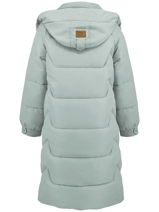 Women Clothing Autumn Winter Cotton Clothing Coat Thickened Long Sleeve Warm Hat Cotton Coat Coat Coat - Iyanka