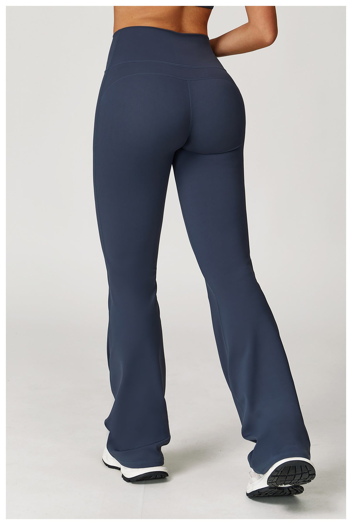 Nude Feel Casual Flared Pants Wide Leg Slimming Bootcut Pants Outdoor Running Exercise Workout Pants - Iyanka