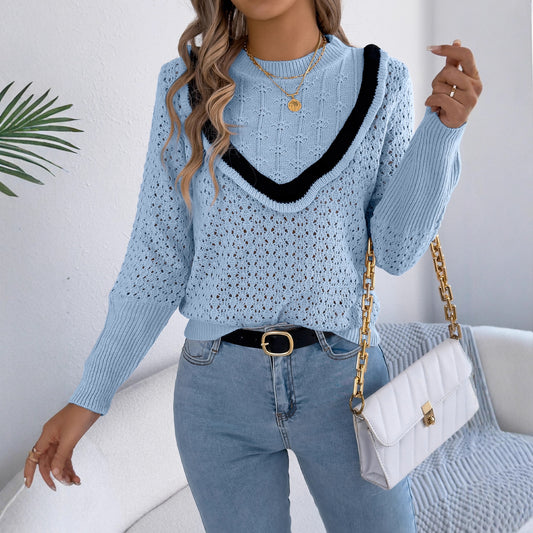 Women Clothing Autumn Winter Fungus Long Sleeve Pullover - Iyanka