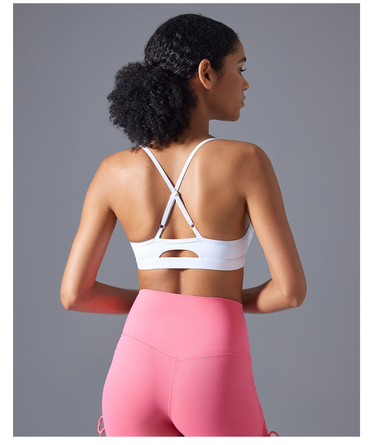 Adjustable Shoulder Strap Beauty Back Exercise Underwear Women Running Shockproof Workout Bra Nude Feel Yoga - Iyanka