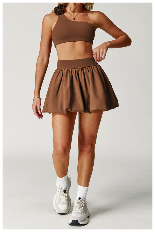 Quick Drying Tennis Skirt Anti Exposure Bottom Breathable Pocket Pettiskirt Running Sports Skirt - Iyanka