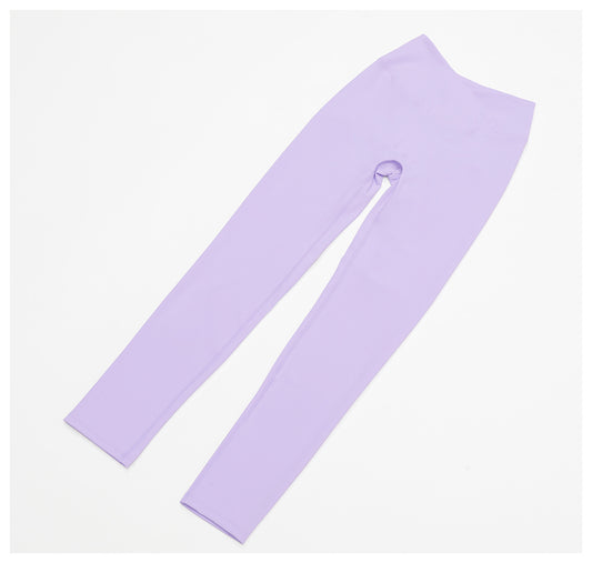 Nude Feel Yoga Pants Cross High Waist Tight Casual Trousers Running Sports Fitness Yoga Pants Yoga Pants - Iyanka