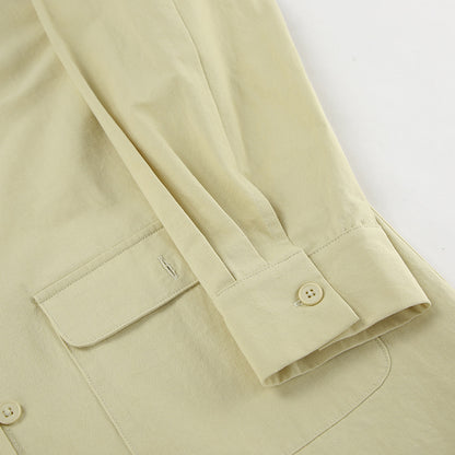 Retro Lapels Pure Cotton Contrast Color Loose Casual Jacket Autumn Winter Coat - Iyanka