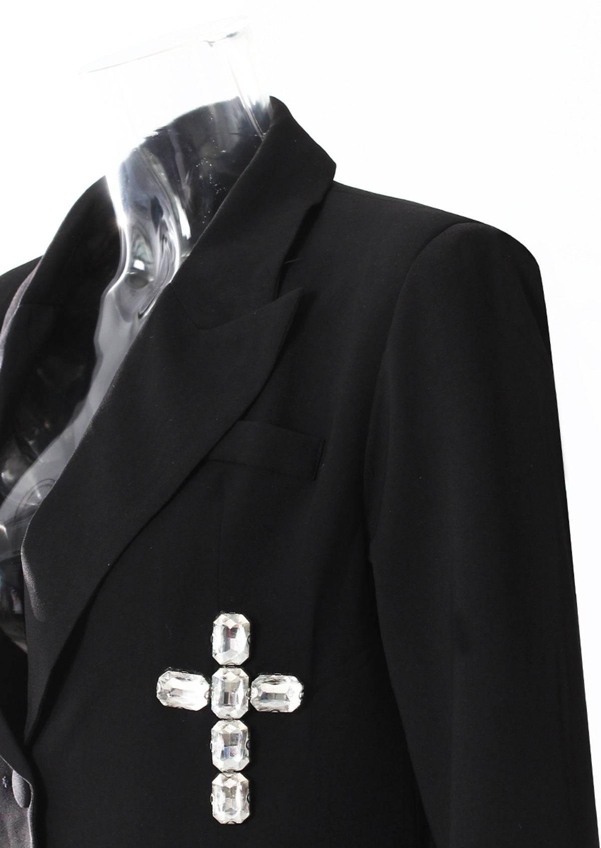 Special Interest Design High Grade European Crystal Rhinestone Beaded Adult Women Loose Blazer - Iyanka