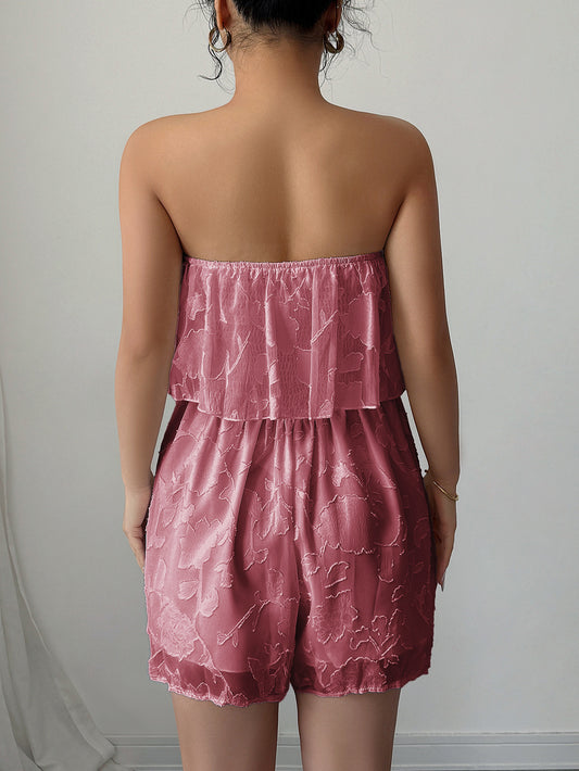 Elegant Wendy Life Slow Tube Top Jumpsuit Women Clothing Spring Summer - Iyanka