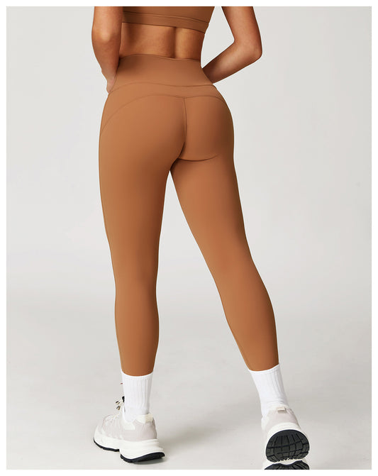 Nude Feel Yoga Trousers High Waist Hip Lift Slim Skinny Pants Women Running Exercise Workout Pants - Iyanka