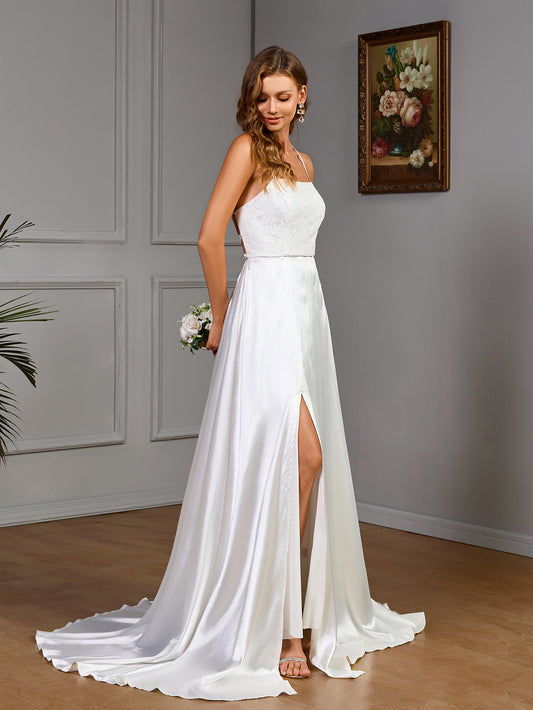 Women Clothing Sleeveless Camisole Gown Solid Color Dress Cocktail Dress - Iyanka