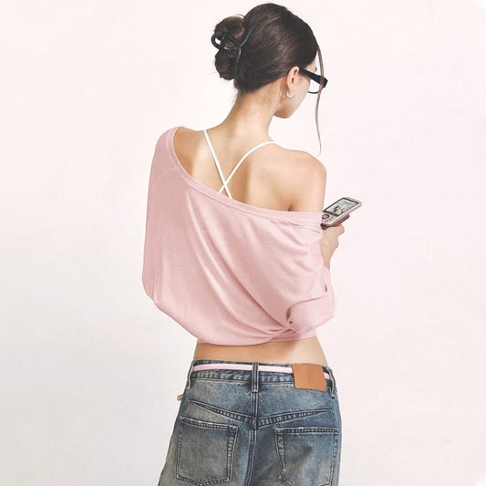 Women Clothing Summer Niche Design See through Anti Blouse Waist Controlled Long Sleeves Top Women - Iyanka